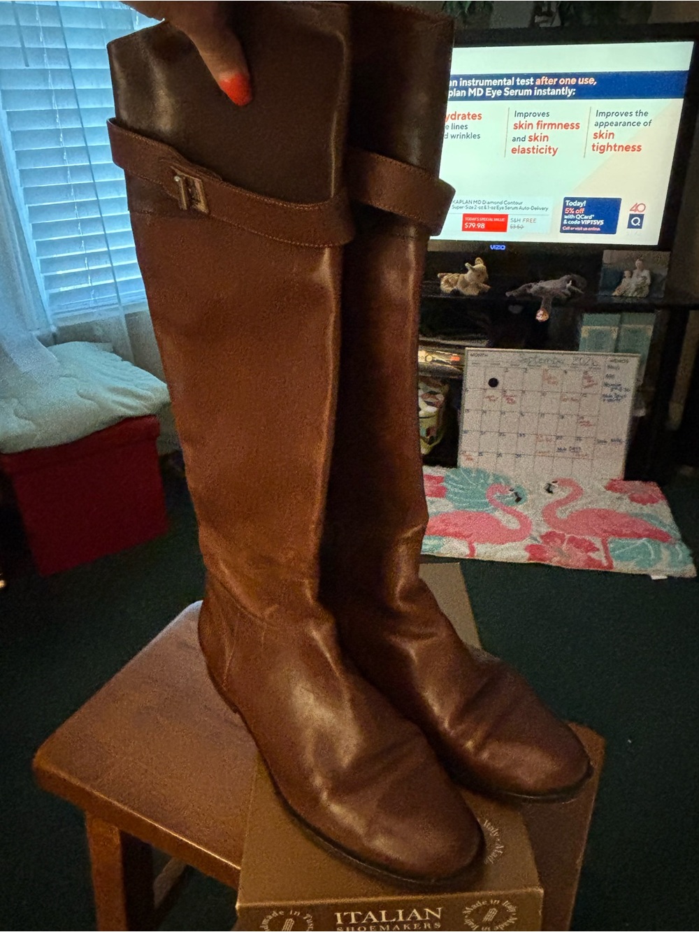 Like new Cole Haan Tall Brown Leather Riding Boots. 7.5B